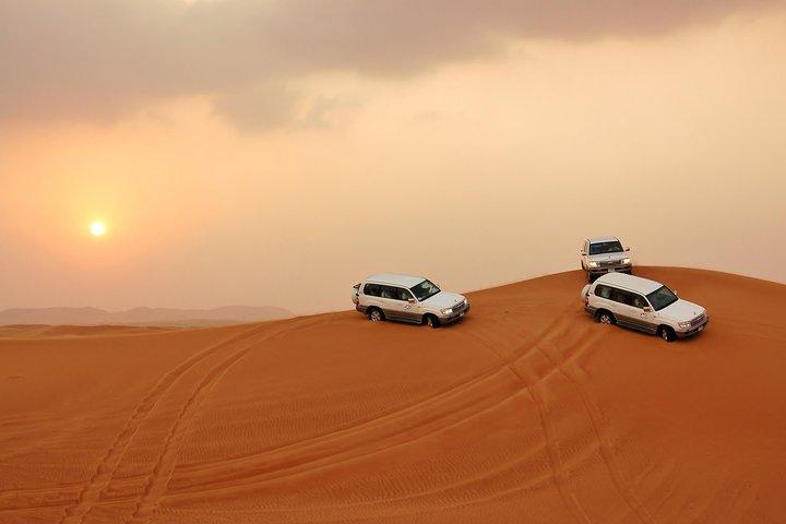 Safari privé dans le désert de Dubaï avec dîner barbecue et spectacles