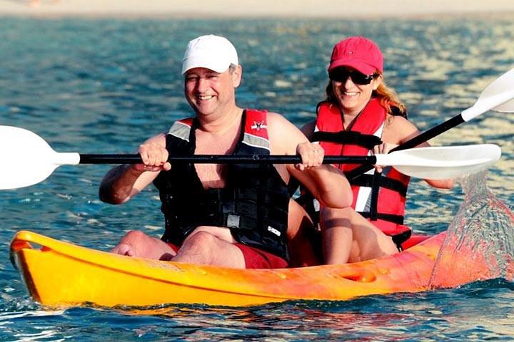 Kayak sur l'île d'Al Marjan