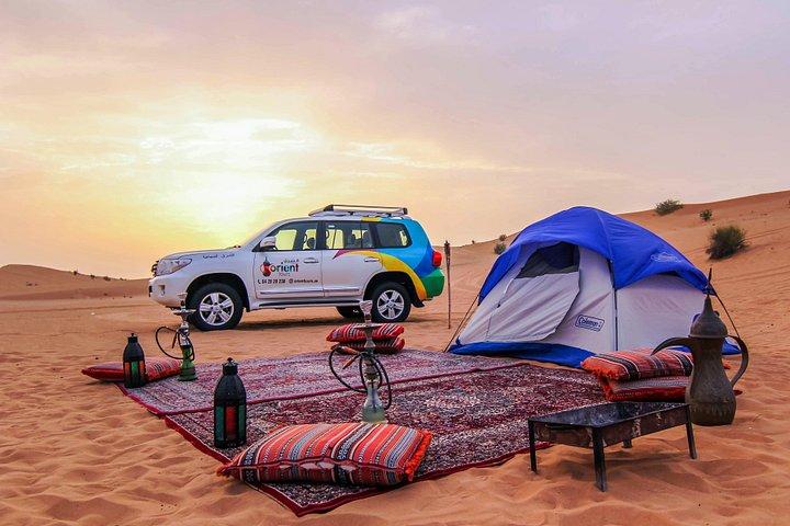 Safari camping d'une nuit dans le désert de Liwa au départ de Dubaï