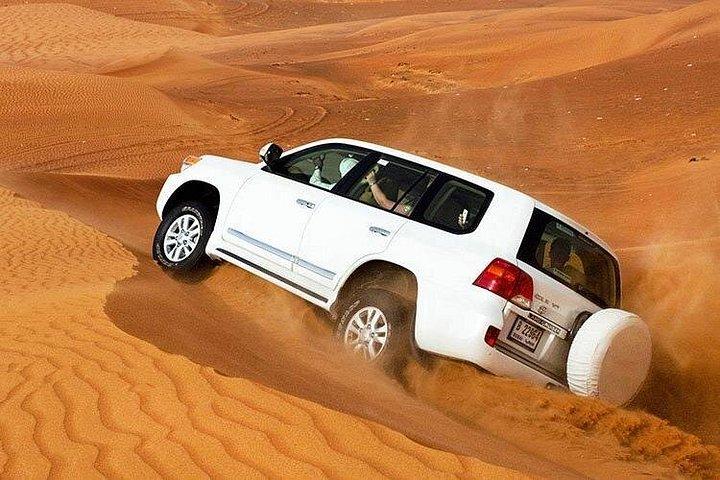 Morning Desert Safari Abu Dhabi avec balade à dos de chameau et sandboard