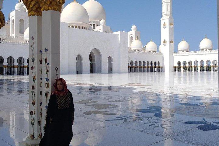Visite privée de 10 heures: Dubaï et Abu Dhabi avec chauffeur professionnel