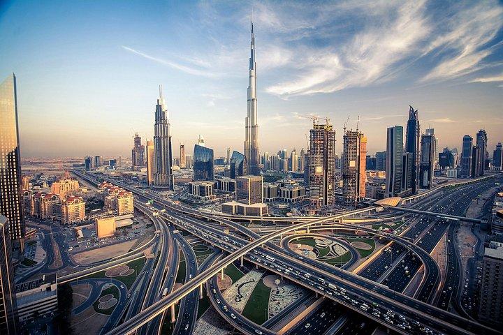 Visite d'une demi-journée de la ville moderne de Dubaï avec arrêt photo Burk Khalifa