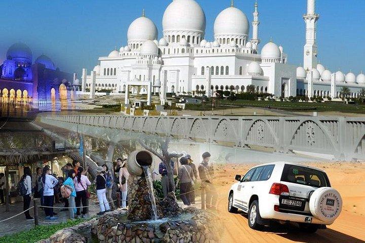 Visite de la ville d'Abou Dhabi et combo Desert Safari Dubai
