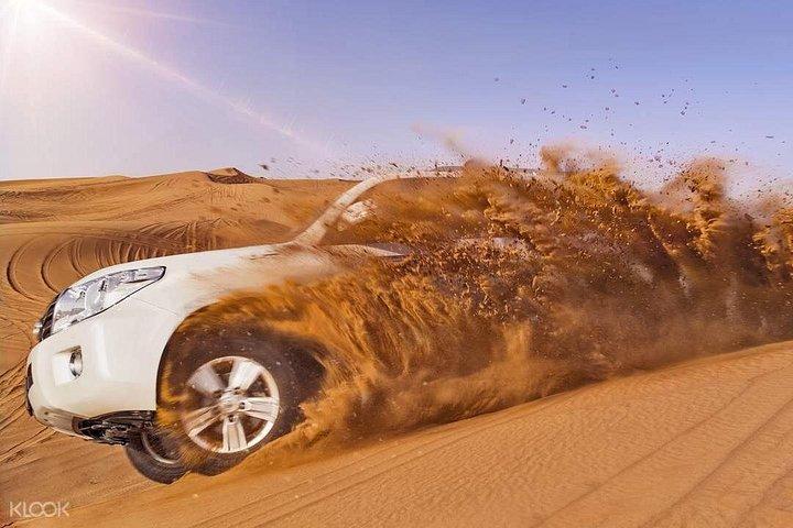 Matin Safari au départ d'Abou Dhabi: balade à la gloire du chameau, embarquement dans le sable, visite d'une ferme de chameaux