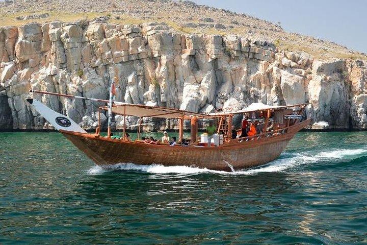 Croisière dhow d'une journée complète à Khasab avec déjeuner au départ de Dubaï