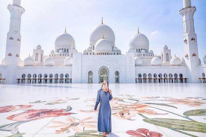 Grande mosquée Sheikh Zayed | Visite de la ville d'Abu Dhabi | SUV privé