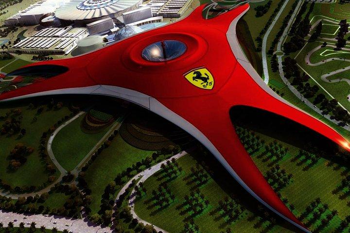 Visite de la ville d'Abu Dhabi avec Ferrari World Tour au départ de Dubaï