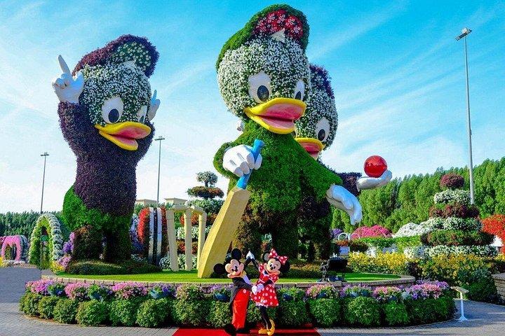 Miracle Garden + Dubai Frame avec partage de transferts