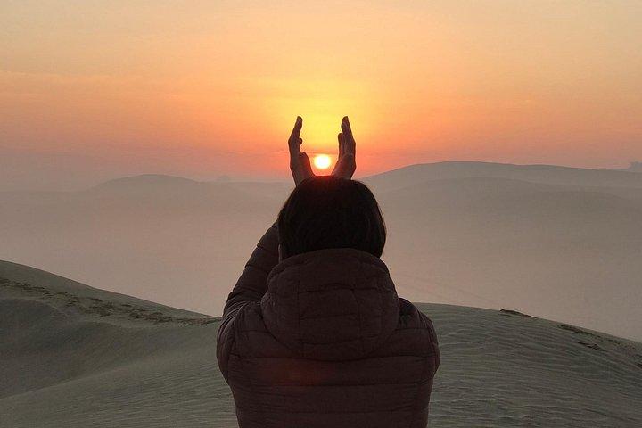 Sunrise Desert Safari avec quad et sandboard,