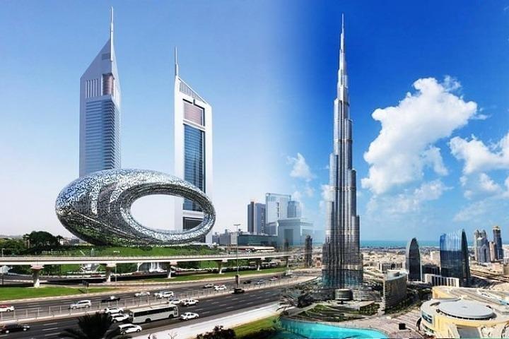 Visite d'une journée complète de la ville de Dubaï : billet pour Burj Khalifa et le zoo sous-marin