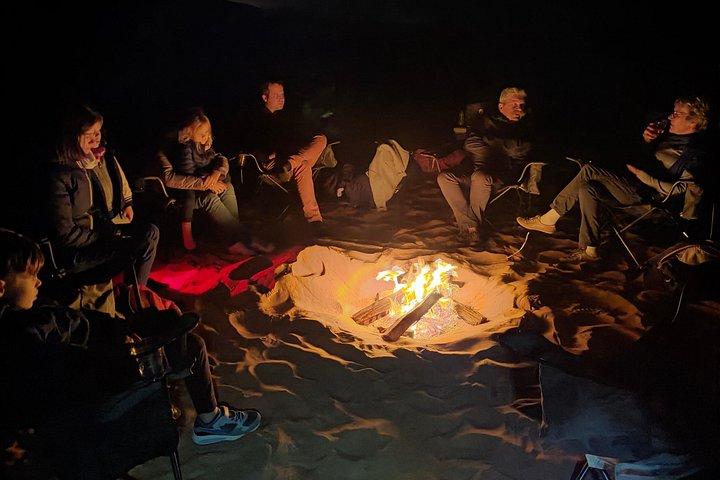 Camping privé dans le désert d'Abu Dhabi avec dîner barbecue