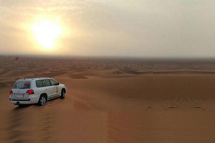Morning Dune Bashing With Sand Boarding and Camel Ride in Red Dunes Desert