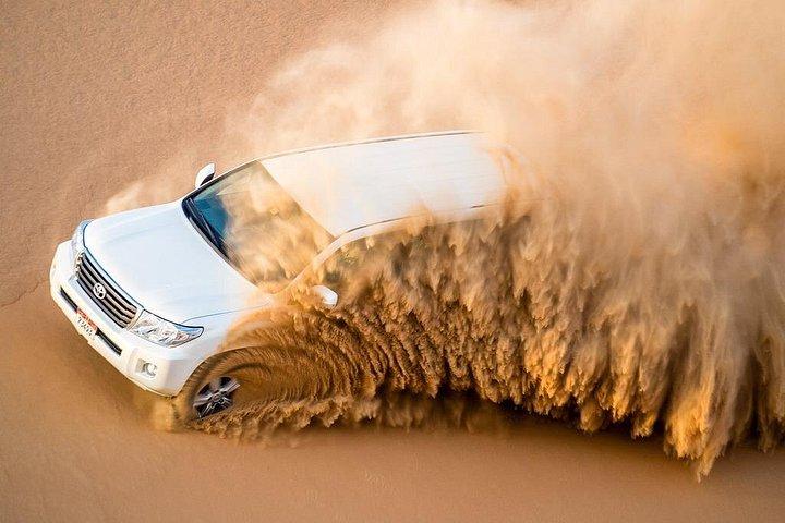Aventure en quad dans le désert de Dubaï et dîner barbecue