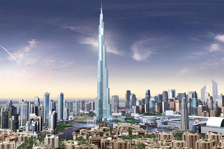 Visite de Burj Khalifa jusqu'au 124 / 125ème étage au sommet avec billet et transferts - Deal