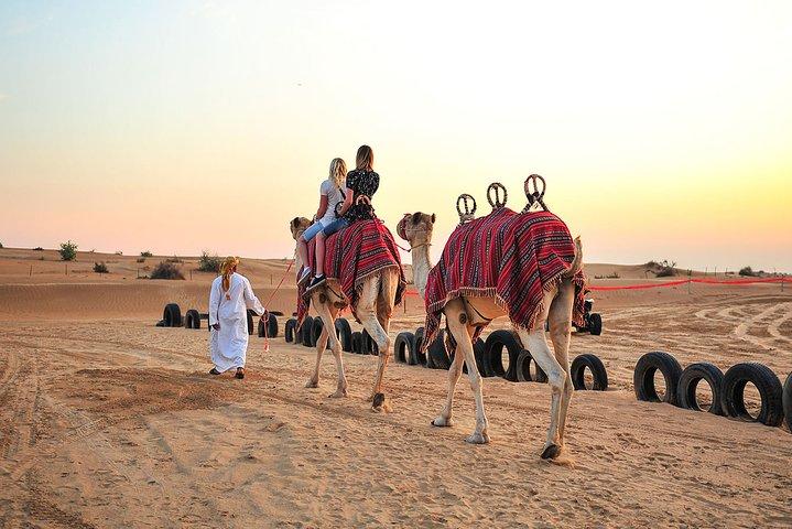 Dubai Desert 4x4 Dune Bashing, Self-Ride 30min ATV Quad, promenade à dos de chameau, spectacles, dîner