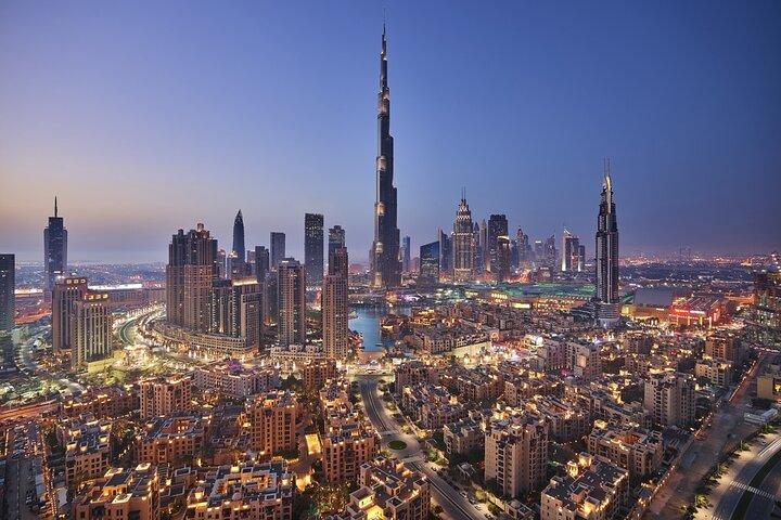 Visite de la ville de Dubaï et billet d'entrée au 124e étage du Burj Khalifa