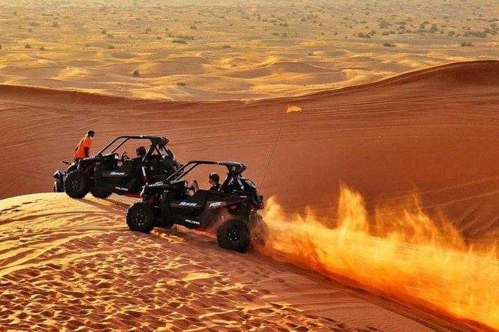 Balade en buggy dans les dunes Polaris 1000 CC/2 places dans le désert ouvert