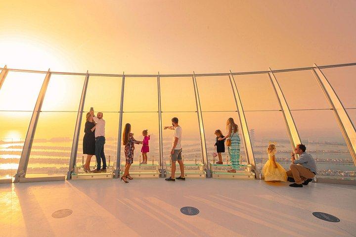 Tour en hélicoptère de 12 minutes et vue depuis le pont d'observation du Palm