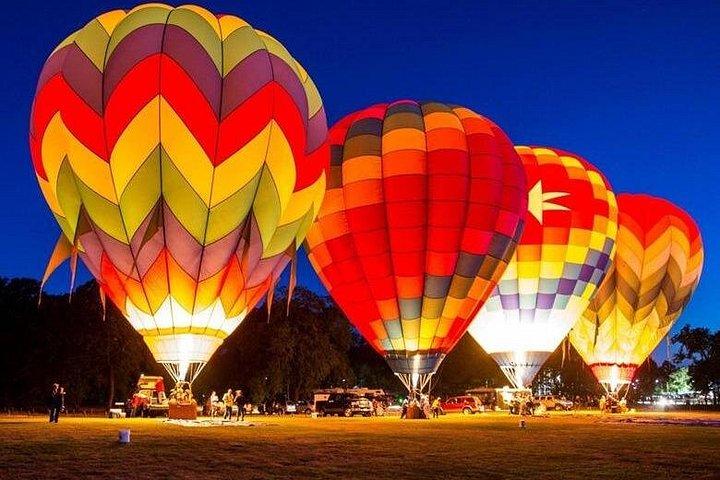 Visite incroyable en montgolfière