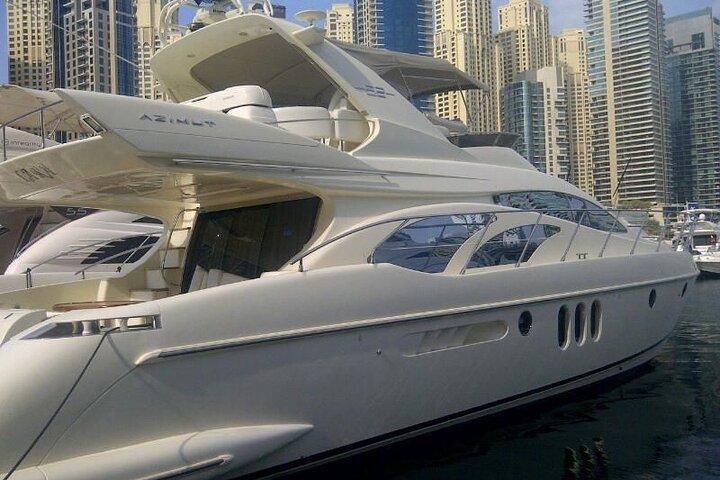 Incroyable visite en yacht de luxe de la marina de Dubaï et (BF)