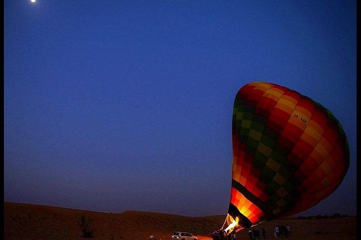 Vues standard en montgolfière de Dubaï depuis Dubaï