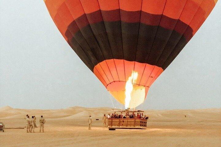 Profitez de belles vues sur le désert de Dubaï avec un spectacle de faucons et une balade à dos de chameau