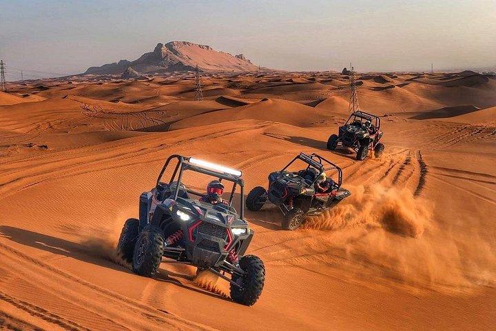 Expérience multi-activités de 4 heures avec Polaris 1000cc Buggy Ride on Dubai Desert
