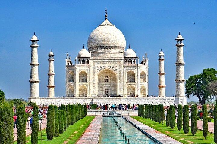 Visite privée de 2 nuits du Taj Mahal et d'Agra avec prise en charge aux Émirats arabes unis