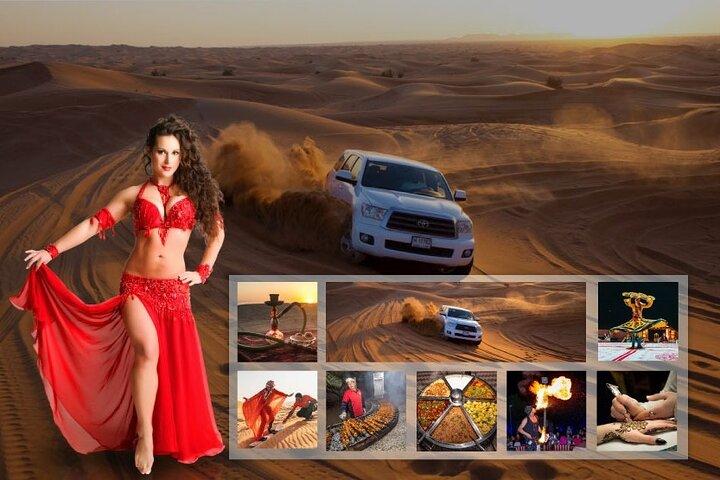 Soirée Safari dans le désert de Dubaï - avec spectacles en direct et buffet Dune Bashing