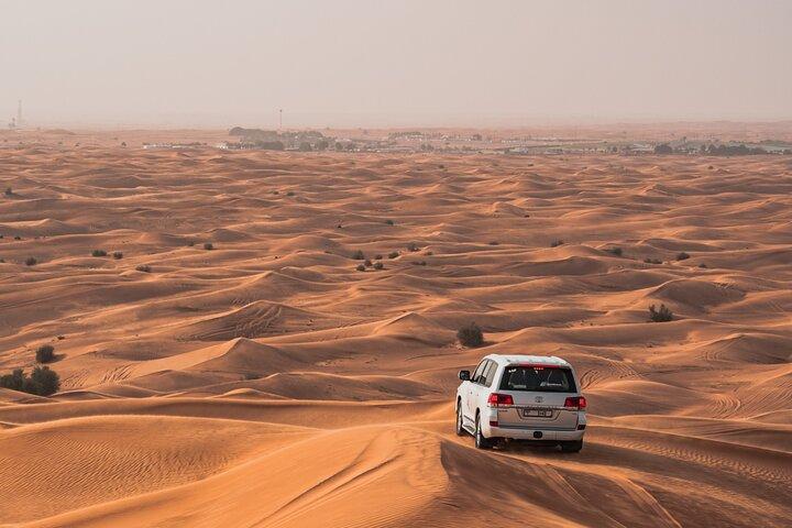 Safari privé du matin avec promenade en chameau et embarquement en sable