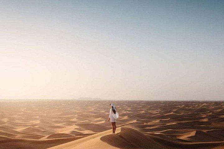 4 heures de soirée dans le désert en safari à dos de chameau avec embarquement sur le sable