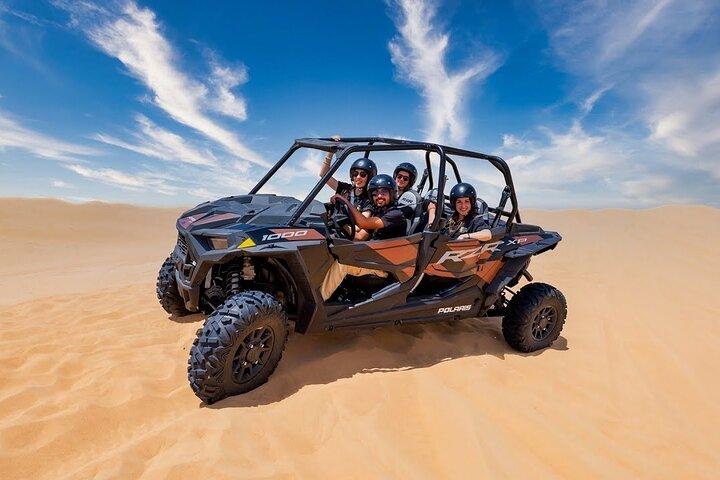 Balade en buggy dans les dunes avec promenades à dos de chameau, embarquement sur le sable avec prise en charge gratuite au départ de Dubaï