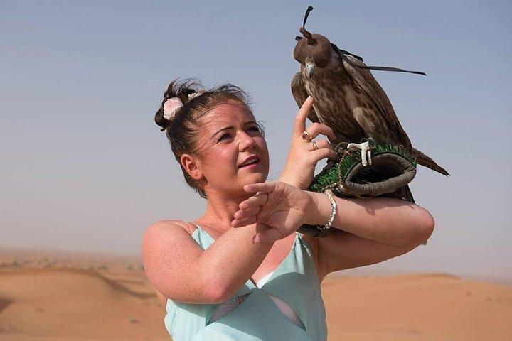 Safari matinal dans le désert avec visite de la ville de Dubaï