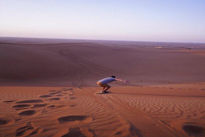 Embarquement de sable (ski de sable)