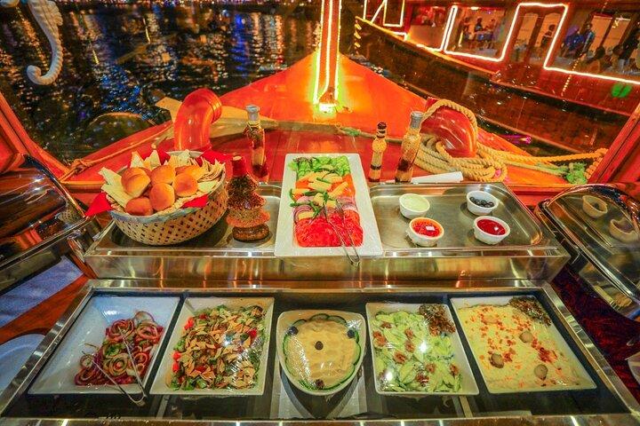Dubaï Marina Dîner croisière de luxe avec buffet, divertissement en direct