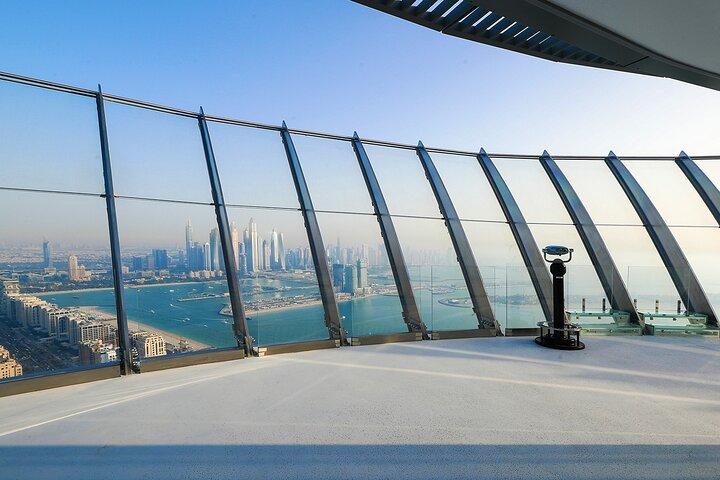 Visite privée d'une demi-journée de la ville de Dubaï et billet pour l'observatoire Palm View