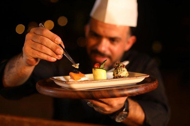 Menu gastronomique élaboré