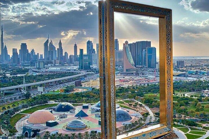 Tour de Dubaï Frame et Burj Khalifa