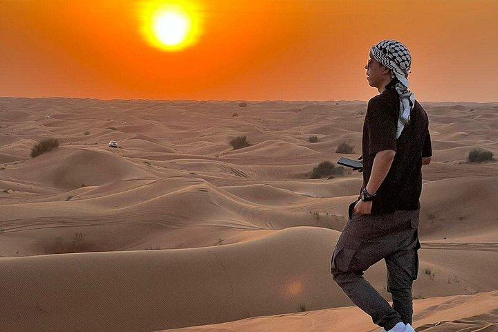 Privé 4 heures Dubaï Desert Safari Dune Bashing & Camel Ride
