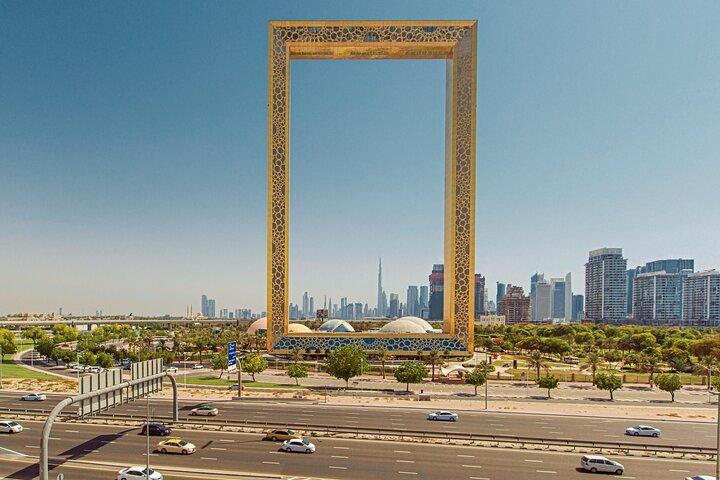 Dubaï Cadre , vue sur le ciel Dubaï et vue sur le Palm Combo