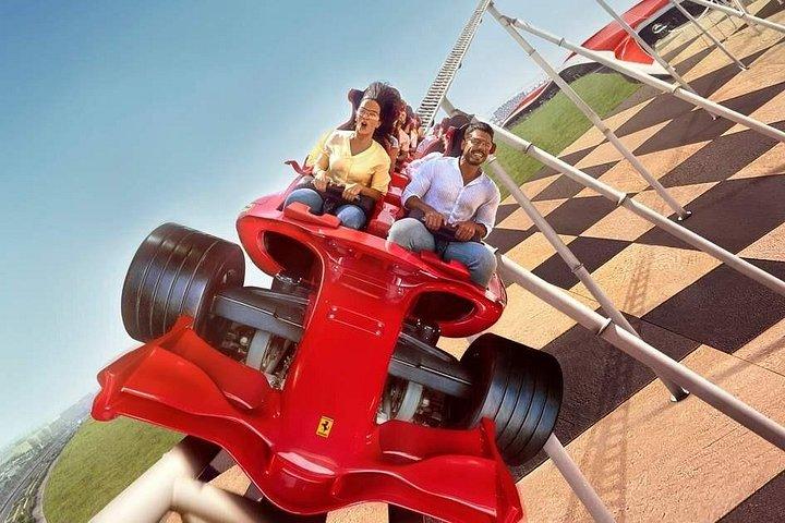 Visite d'Abu Dhabi avec Ferrari World, manèges et jeux de Dubaï