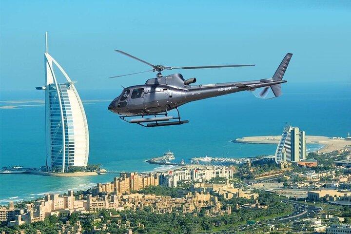 Voyage en hélicoptère au-dessus de Palm Jumeirah, Burj Al Arab & Burj Khalifa
