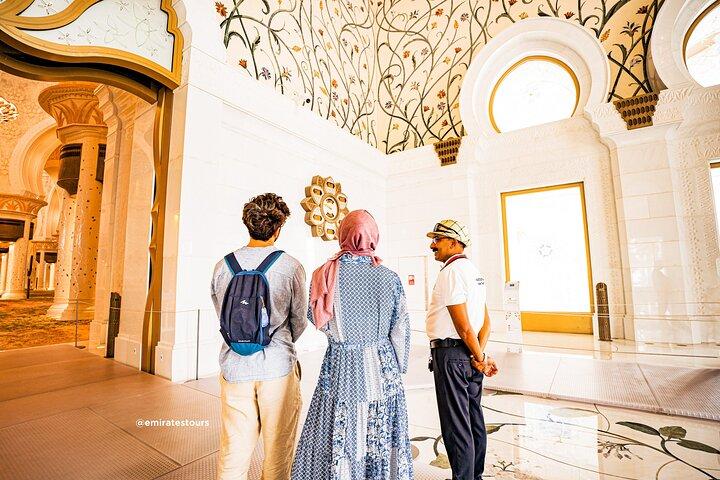 Visite privée de la ville d'Abou Dhabi: Mosquée Cheikh Zayed et Heritage Village