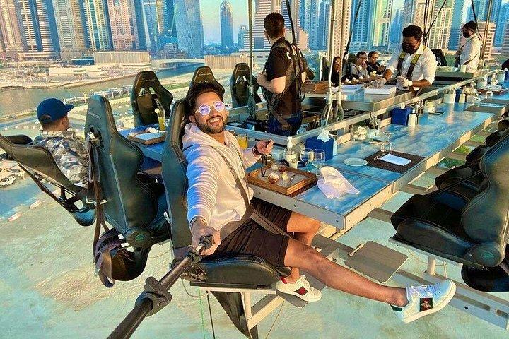 Dinner in the Sky - Dîner le plus unique de Dubaï - Transfert en option