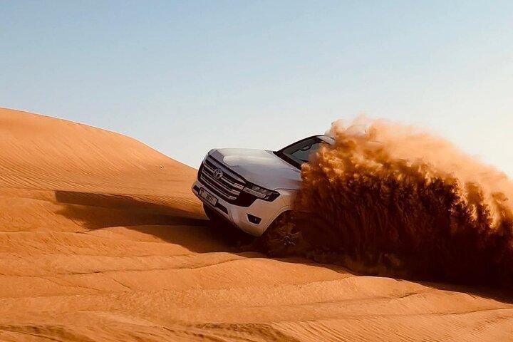 Safari dans le désert de Dubaï, promenade à dos de chameau, spectacles de divertissement et dîner barbecue