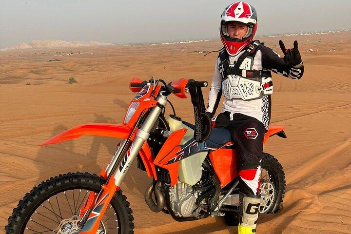 Dubaï : balade en motocross KTM Desert Dirt Bike