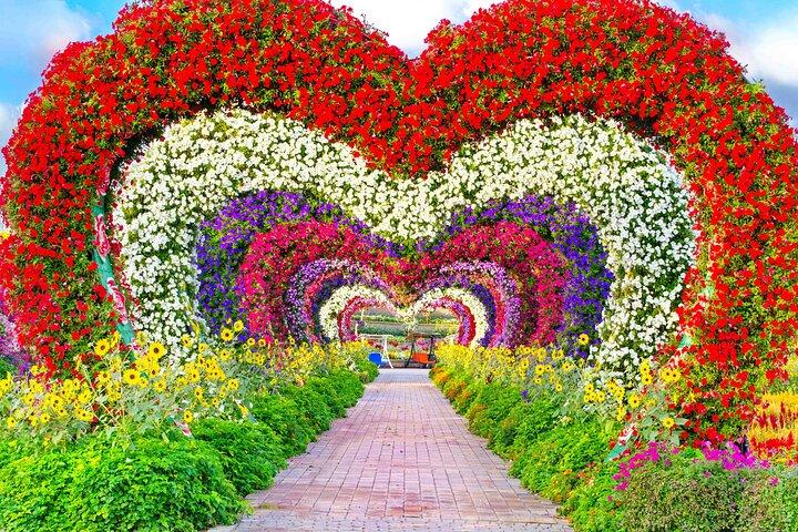 Miracle Garden Dubai Frame et visite du village mondial