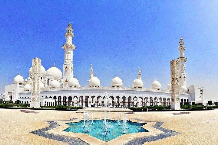Excursion d'une journée complète à Abu Dhabi au départ de Dubaï avec visite de la mosquée