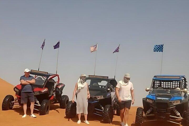 Buggy Polaris Dune privé à 2 places dans les dunes rouges (désert d'AL Faya)