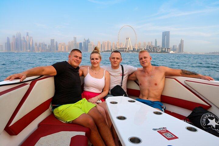 Balade en bateau parachute ascensionnel Palm Jumeirah